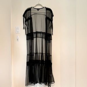 Gorgeous black shear cardigan. Never used!